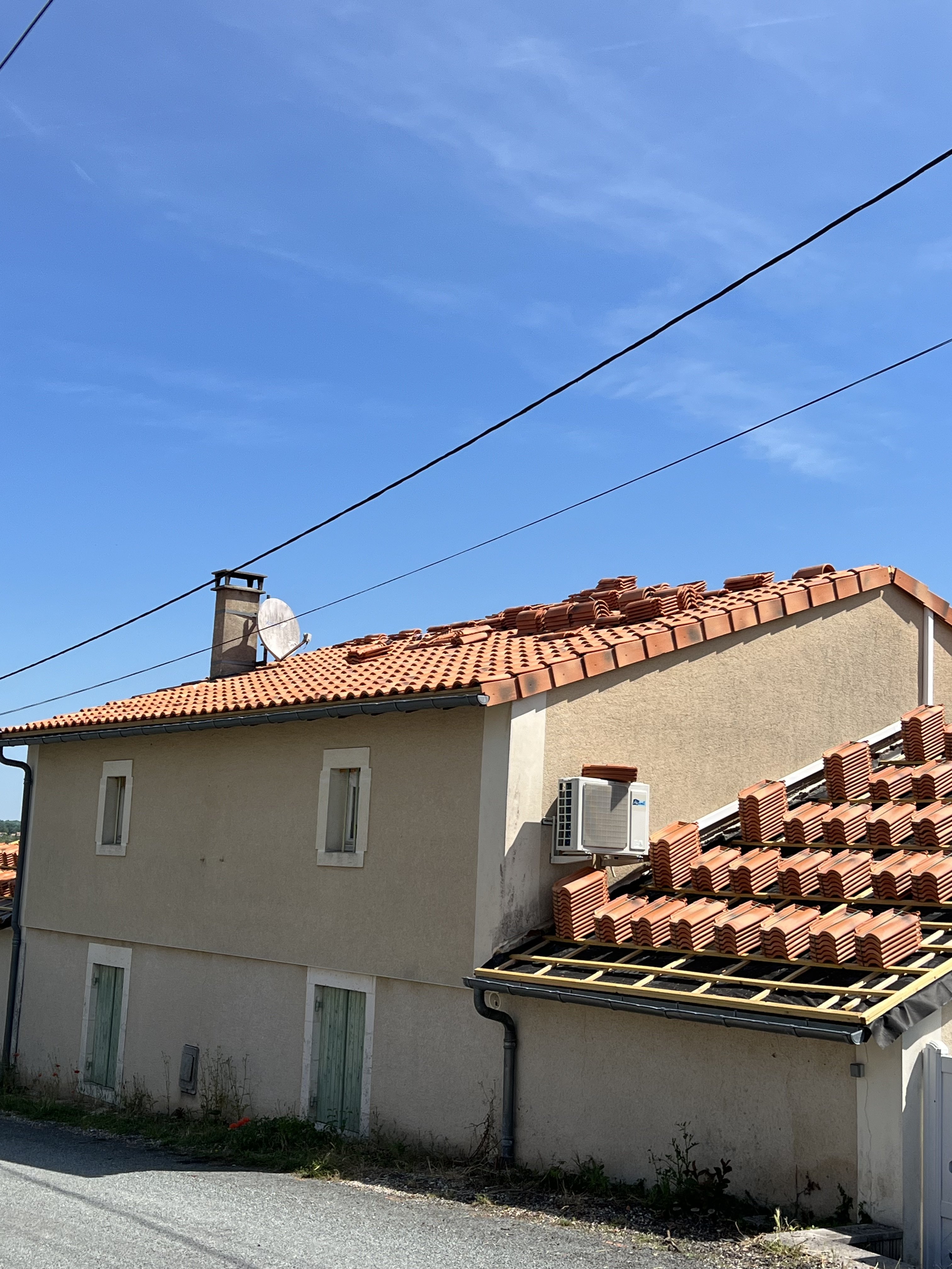 Réfection toiture maison Bergerac